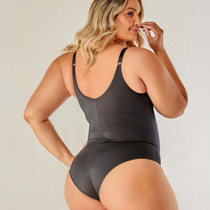 Body Plus Size Liso Modela Média Compressão Vi Lingerie