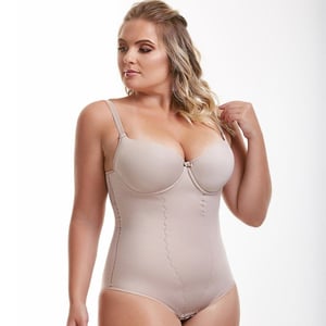Body Plus Size Liso Modela Média Compressão Vi Lingerie