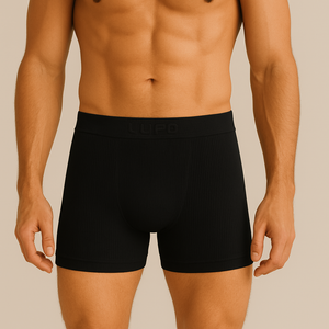 Cueca Boxer Em Microfibra Canelada Lupo