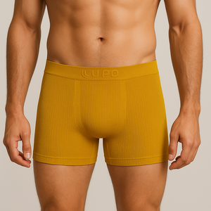 Cueca Boxer Em Microfibra Canelada Lupo