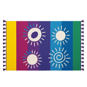 Canga De Praia Estampada Em Poliéster Sol Hangar