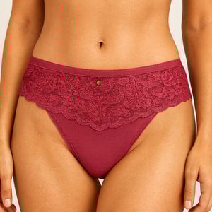 Calcinha Fio Duplo Em Renda Vaydosa Lingerie