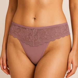 Calcinha Fio Duplo Em Renda Vaydosa Lingerie