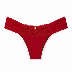 Calcinha Fio Duplo Bombom Com Renda Vaydosa Lingerie