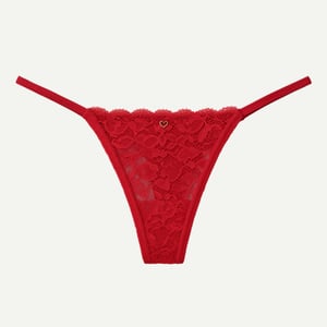 Calcinha String Fio Duplo Rendada Vaydosa Lingerie