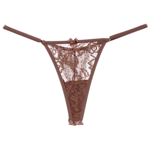 Calcinha Fio Dental Em Renda Com Regulagem Lateral Mil Toques