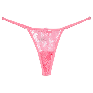 Calcinha Fio Dental Em Renda Com Regulagem Lateral Mil Toques