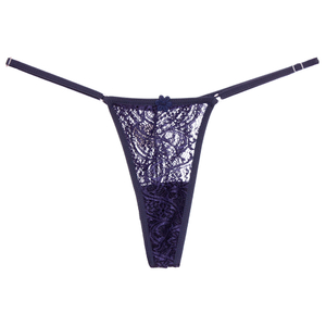 Calcinha Fio Dental Em Renda Com Regulagem Lateral Mil Toques