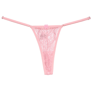 Calcinha Fio Dental Em Renda Com Regulagem Lateral Mil Toques