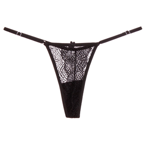 Calcinha Fio Dental Em Renda Com Regulagem Lateral Mil Toques