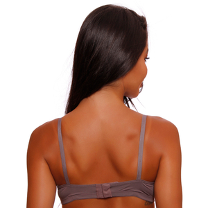 Sutiã Com Bojo Meia Taça Liso Em Microfibra Nayane