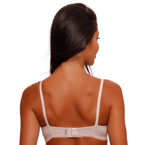 Sutiã Fashion Base Franzido Renda Elástica Nayane