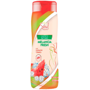 Sabonete íntimo Feminino Refrescante 200ml Soul Cosmeticos