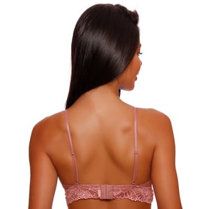 Sutiã Top Triângulo Com Bojo Removível Renda Linha Charme Nayane