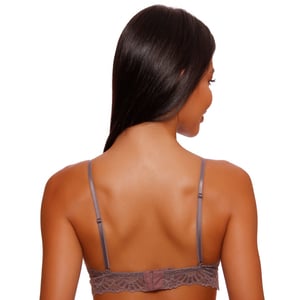 Sutiã Top Triângulo Com Bojo Removível Renda Linha Charme Nayane