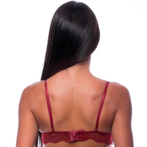 Sutiã Top Triângulo Com Bojo Removível Renda Linha Charme Nayane