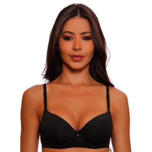 Sutiã Básico Base Bojo Soft Liso Nayane