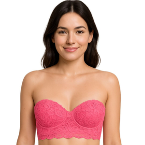 Sutiã Corpete Tomara Que Caia Coração Em Renda Nayane