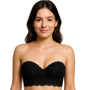 Sutiã Corpete Tomara Que Caia Coração Em Renda Nayane