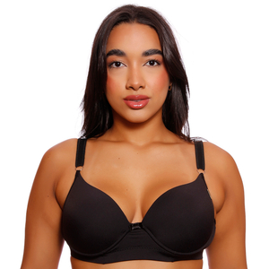 Sutiã Plus Size Reforçado Liso Com Bojo Patitex