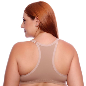 Sutiã Nadador Plus Size Ajuste Frontal Nova Mulher