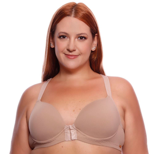 Sutiã Nadador Plus Size Ajuste Frontal Nova Mulher