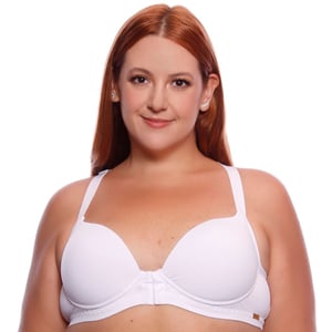 Sutiã Nadador Plus Size Ajuste Frontal Nova Mulher