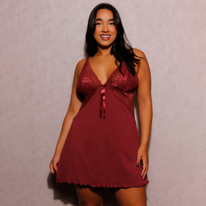 Camisola Rubinne Plus Size Em Microfibra Patitex