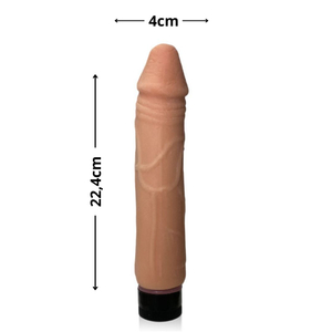 Pênis Realístico Com Vibração Multivelocidades 9.5 Vibe Toys