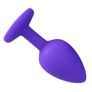 Plug Anal Pequeno Em Silicone Com Pedra Vibe Toys