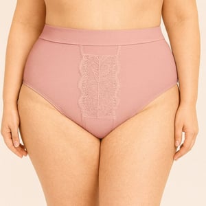 Calcinha Plus Size Com Renda Frontal Em Microfibra Lutestil Lingerie