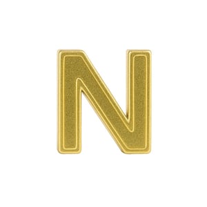 Letras Para Personalizar Douradas Em Metal Yaffa Lingerie