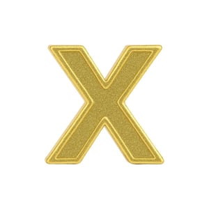 Letras Para Personalizar Douradas Em Metal Yaffa Lingerie