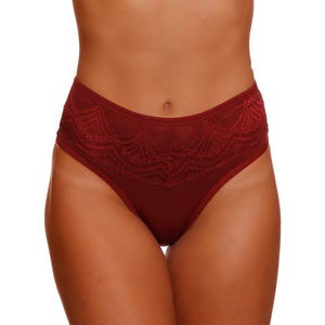 Calcinha Ultrafirmadora Cintura Alta Com Renda Nayane
