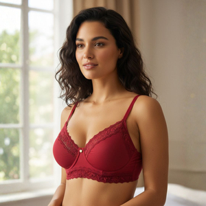 Sutiã Sem Bojo Com Aro Meia Taça Nayane