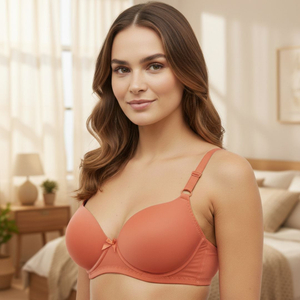 Sutiã Meia Taça Liso Com Aro E Bojo Dy Girl