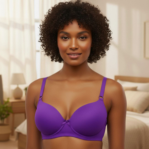 Sutiã Meia Taça Liso Com Aro E Bojo Dy Girl