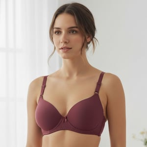 Sutiã Meia Taça Liso Com Aro E Bojo Dy Girl