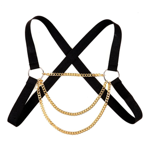 Harness Masculino Em Couro E Metal Vibe Toys