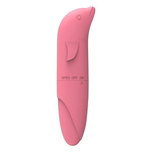 Vibrador Golfinho Plástico Liso Colors Youvibe