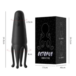 Vibrador Octopus 2 Em 1 Com 10 Modos De Vibração Lilo