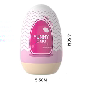 Masturbador Formato Vagina Funny Egg Pink Lilo
