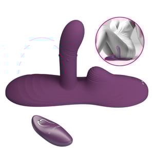 Luka Vibrador De Silicone Com Aquecimento E Controle Remoto Pretty Love