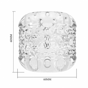 Crystle Mini Masturbador 3d Vazado Pretty Love