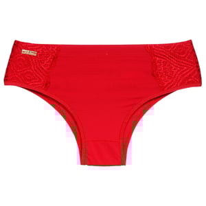 Calcinha Tanga Nana Em Microfibra Detalhe De Renda Edima