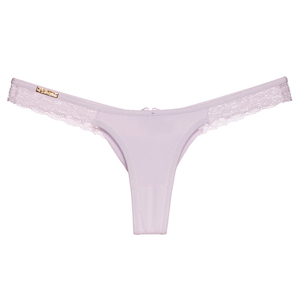 Calcinha Fio Dental Duplo Geisa  Com Detalhe Em Renda Edima
