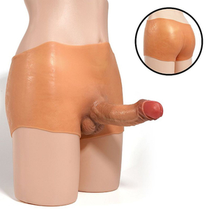 Cinta Em Silicone Líquido Com Prótese Integrada 18x4 Vibe Toys