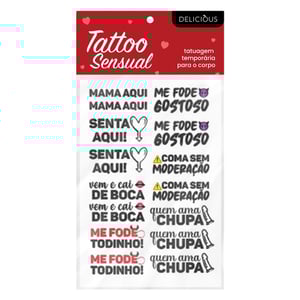 Tattoo Sensual Frases Ousadas Passa A Língua Delicious