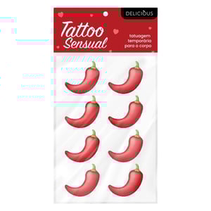 Tatuagem Pimentinha Adesivos Temporária Delicious