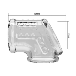 Meia Capa Peniana 7,2 X 4,7 Com Anel Para Escroto Pretty Love